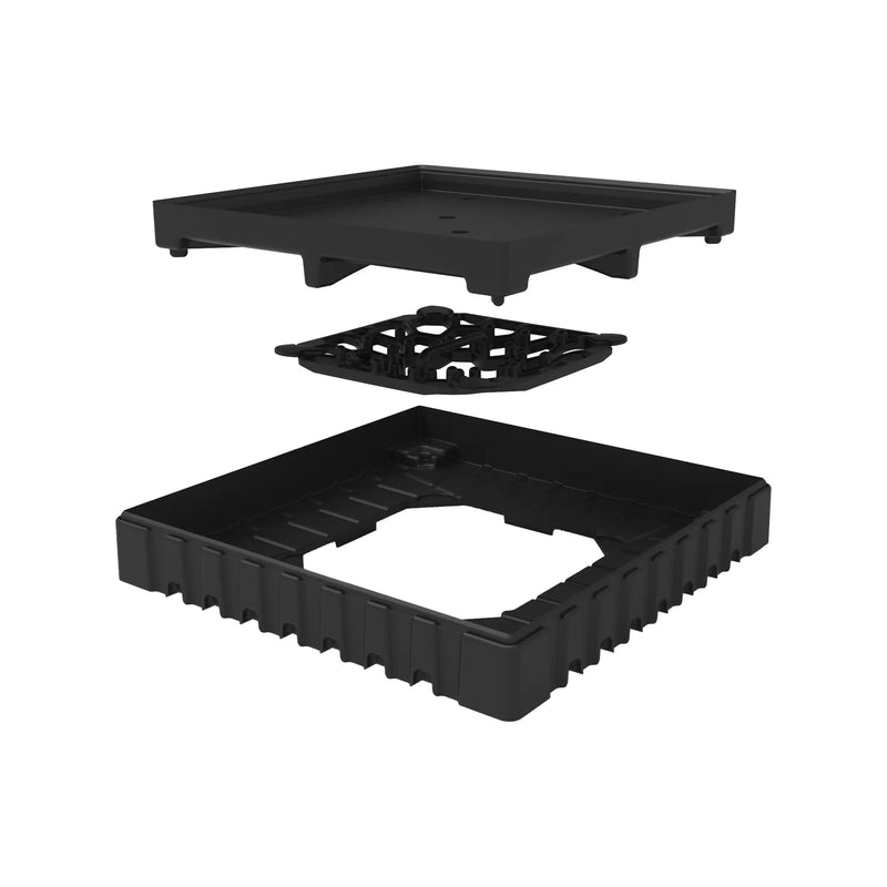 GURU EVO Grate 4" Tileable Square Drain