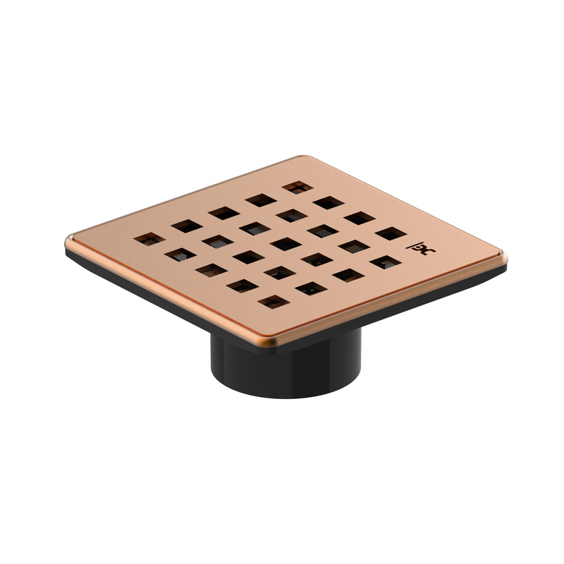 GURU Evo Lite PLUS 4-1/4" Square Shower Drain Cover & Hair Strainer
