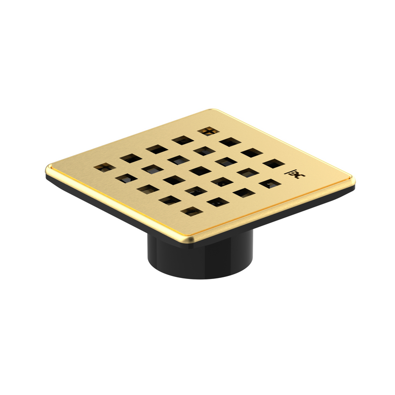 GURU Evo Lite PLUS 4-1/4" Square Shower Drain Cover & Hair Strainer