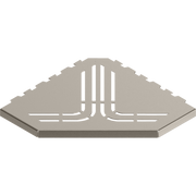 GURU Evolux BEAT Trapezoid Shower Corner Shelf, Nickel