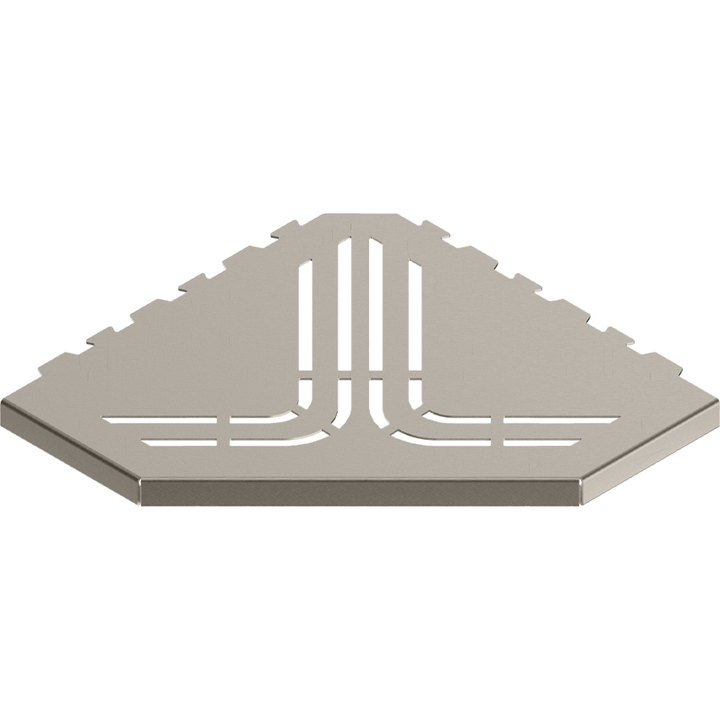 GURU Evolux BEAT Trapezoid Shower Corner Shelf, Nickel