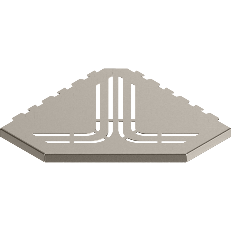 GURU Evolux BEAT Trapezoid Shower Corner Shelf, Nickel