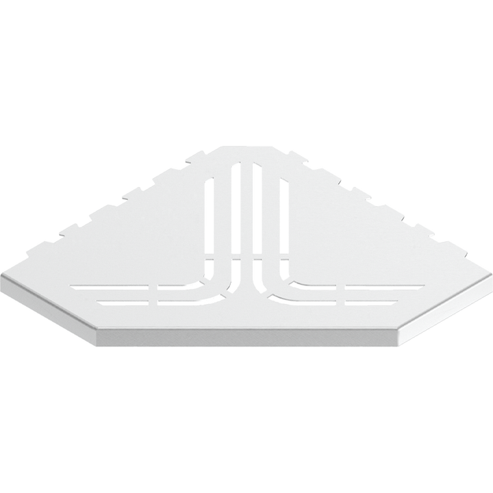 GURU Evolux BEAT Trapezoid Shower Corner Shelf, White