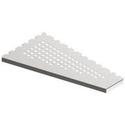 GURU Evolux PLUS ASIM Shower Corner Shelf, Brushed