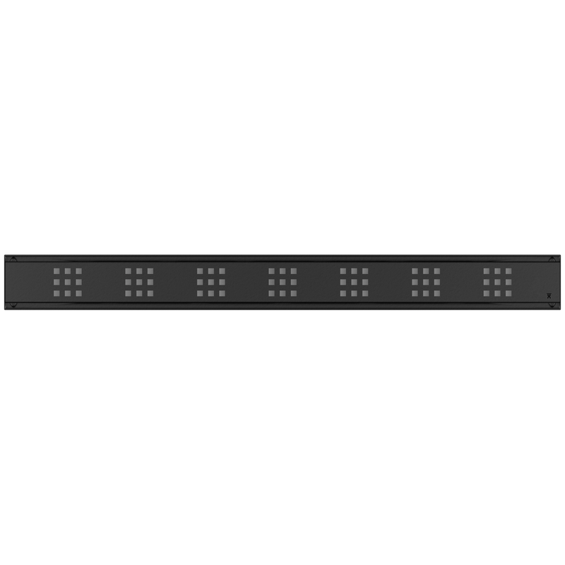 GURU Evolux PLUS Linear Drain & Strainer, Black