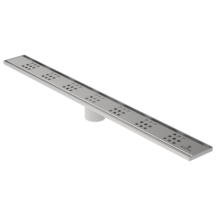 GURU Evolux PLUS Linear Drain & Strainer, Stainless Steel 