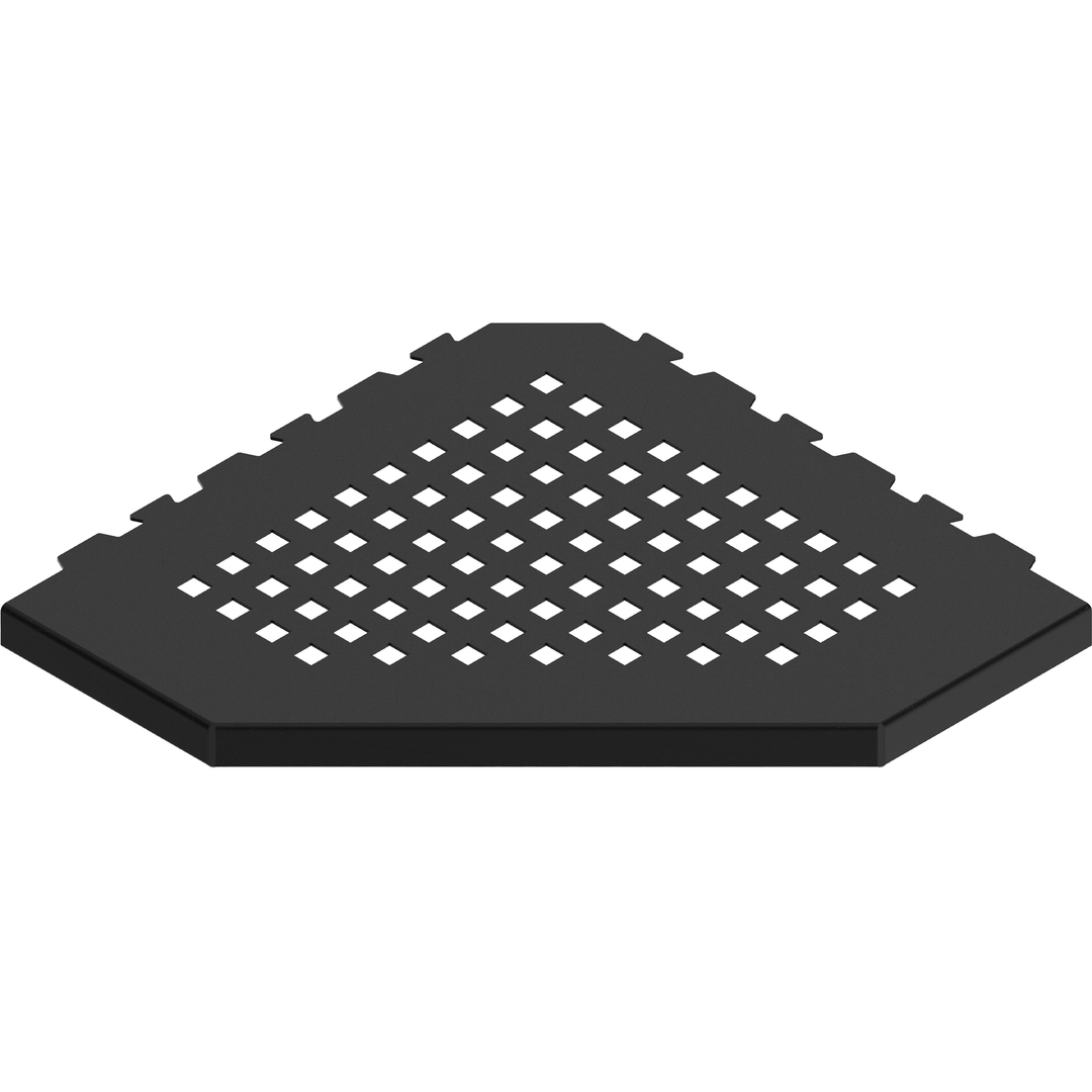 GURU Evolux PLUS Trapezoid Shower Corner Shelf, Black