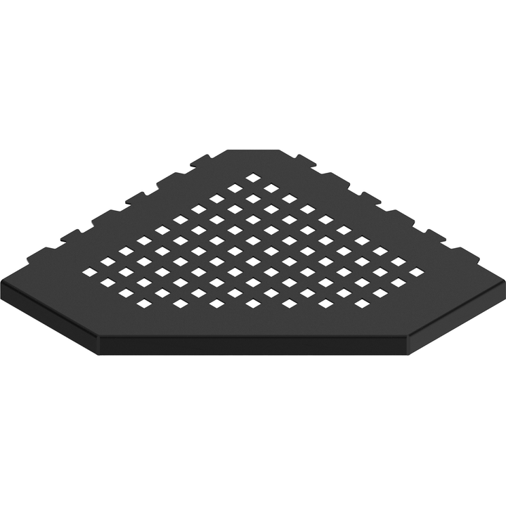 GURU Evolux PLUS Trapezoid Shower Corner Shelf, Black