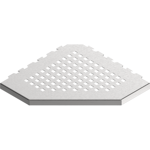 GURU Evolux PLUS Trapezoid Shower Corner Shelf, Brushed