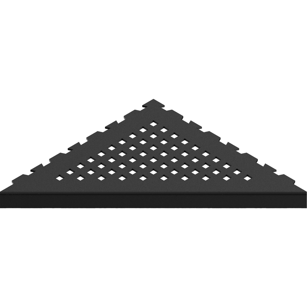 GURU Evolux PLUS Triangle Shower Corner Shelf, Black