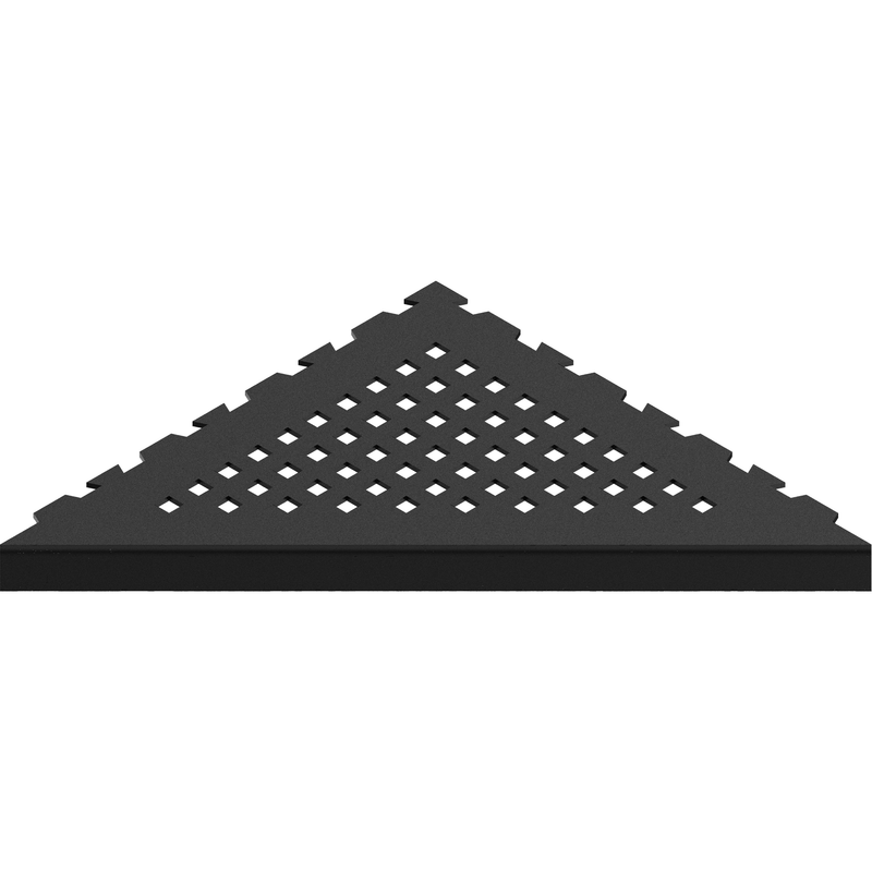 GURU Evolux PLUS Triangle Shower Corner Shelf, Black