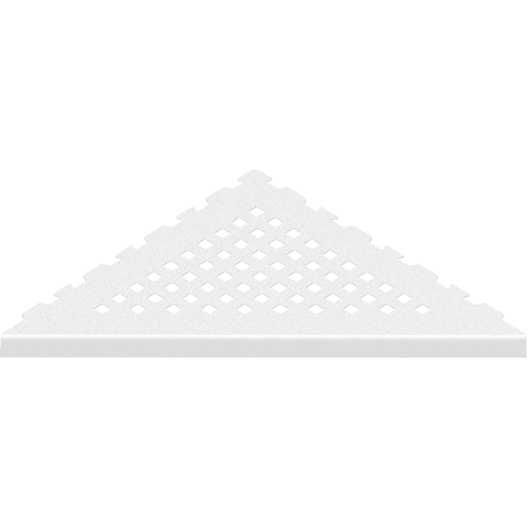 GURU Evolux PLUS Triangle Shower Corner Shelf, White