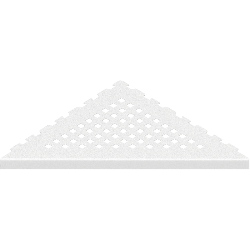 GURU Evolux PLUS Triangle Shower Corner Shelf, White