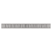 GURU Evolux 24" Zen Brush Linear Drain & Strainer, Stainless Steel