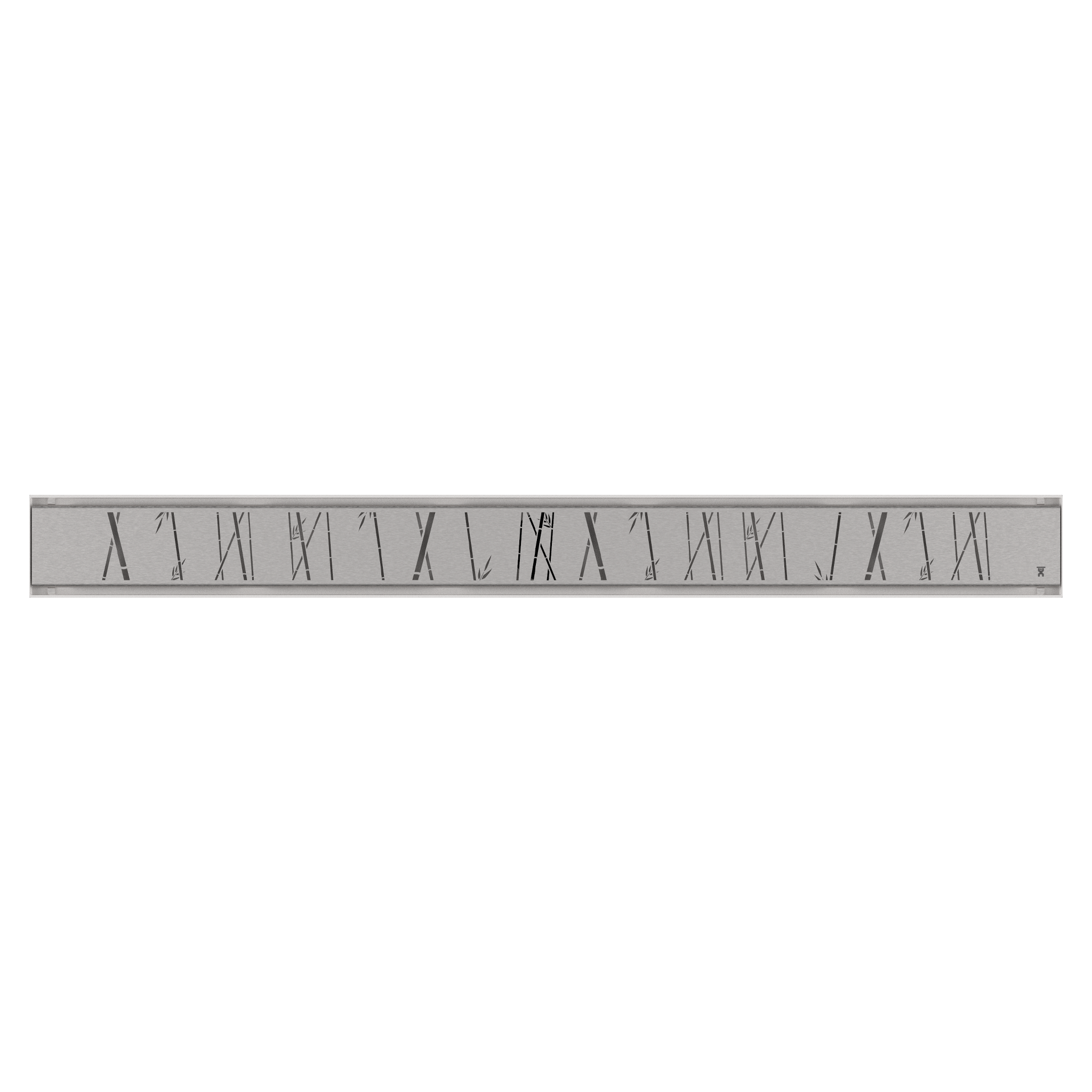 GURU Evolux 24" Zen Brush Linear Drain & Strainer, Stainless Steel