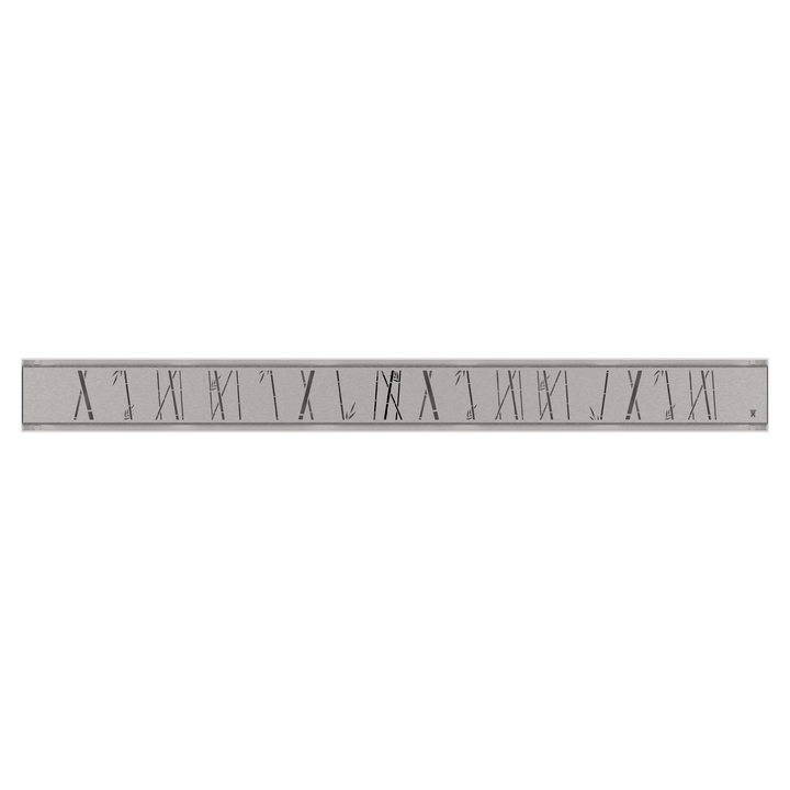GURU Evolux 24" Zen Brush Linear Drain & Strainer, Stainless Steel