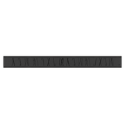 GURU Evolux 24" Zen Brush Linear Drain & Strainer, Black