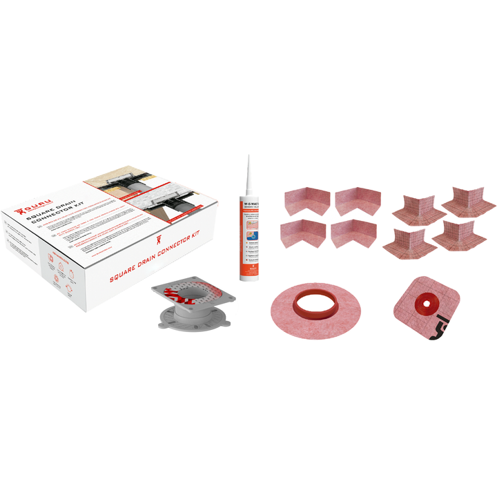 GURU PVC Linear Drain Connector Kit