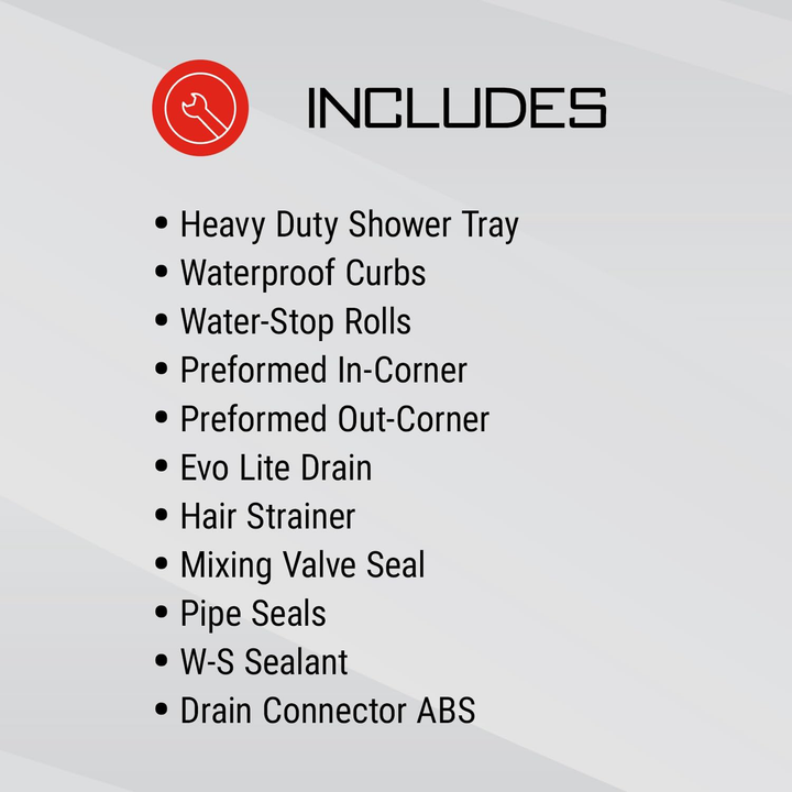 Guru Shower System Contents