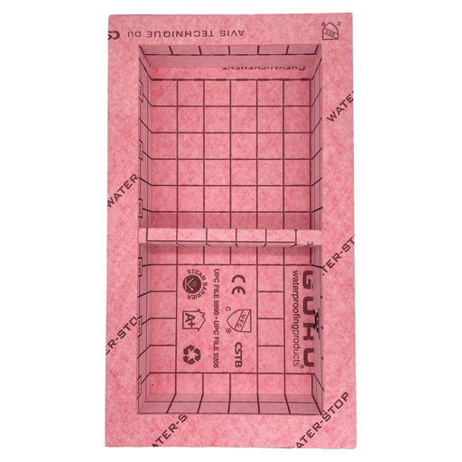 GURU Water-Stop Recessed Shower Niche, 12" x 24"
