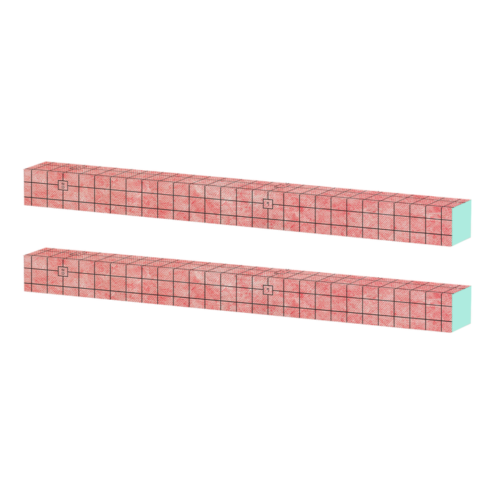 GURU Water-Stop 36" Shower Curb, 2-Pack