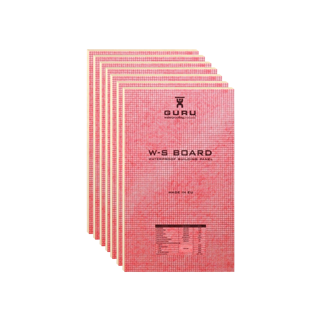 GURU Water-Stop 3' x 5' x 1/2" Foam Board, 7-Pack
