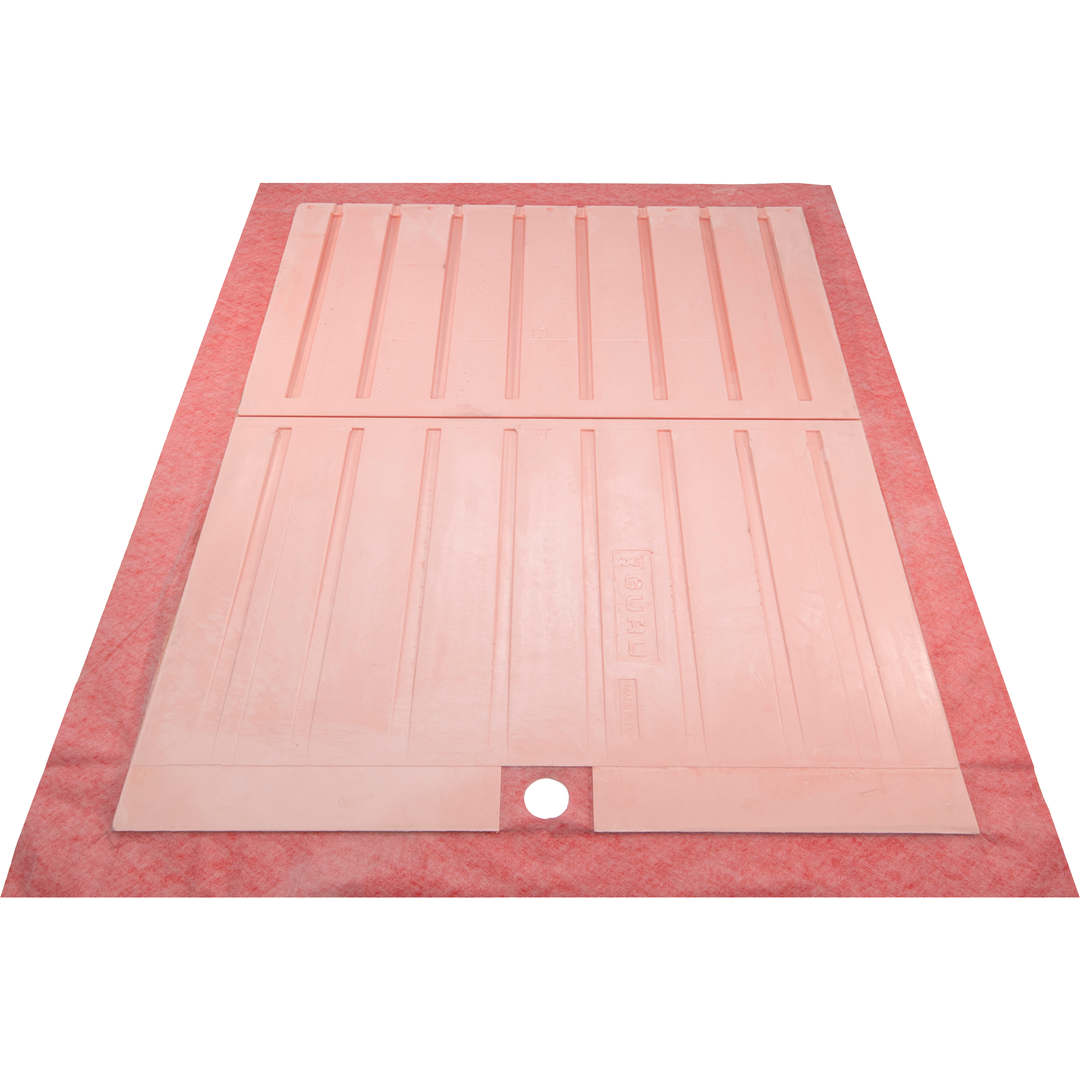 GURU Water-Stop Heavy Duty Presloped Shower Tray for Linear Drains, Bottom View