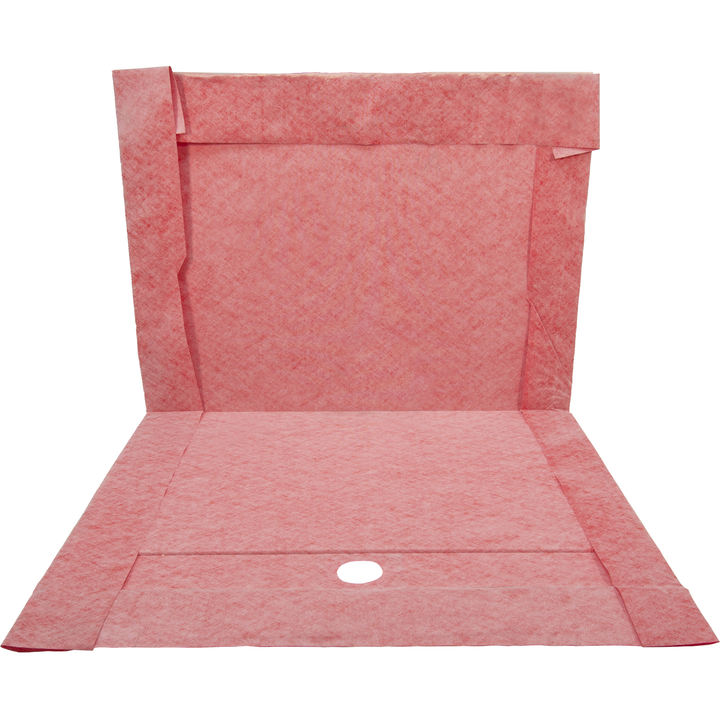 GURU Water-Stop Heavy Duty Presloped Shower Tray for Linear Drains, Folded