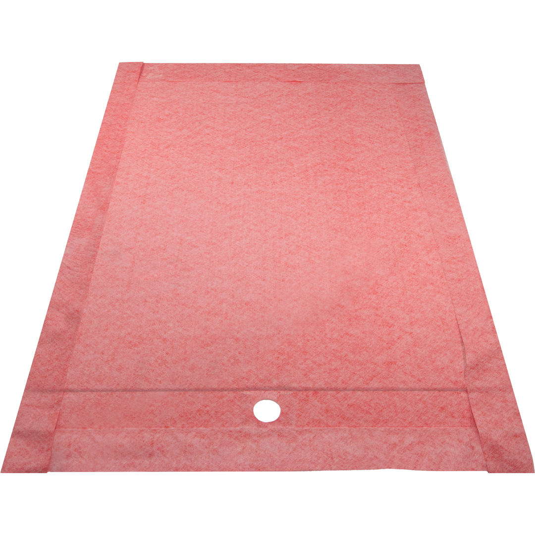 GURU Water-Stop Heavy Duty Presloped Shower Tray for Linear Drains, Top View