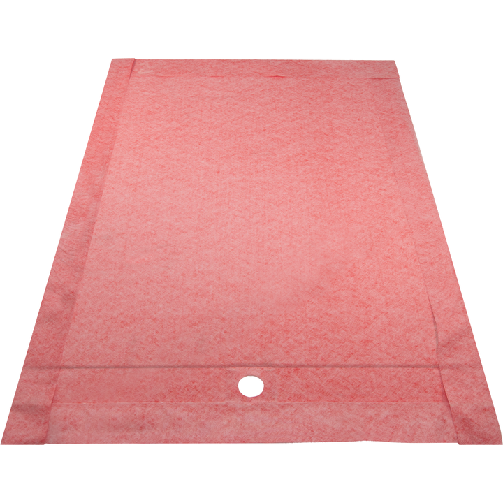 GURU Water-Stop Heavy Duty Presloped Shower Tray for Linear Drains, Top View