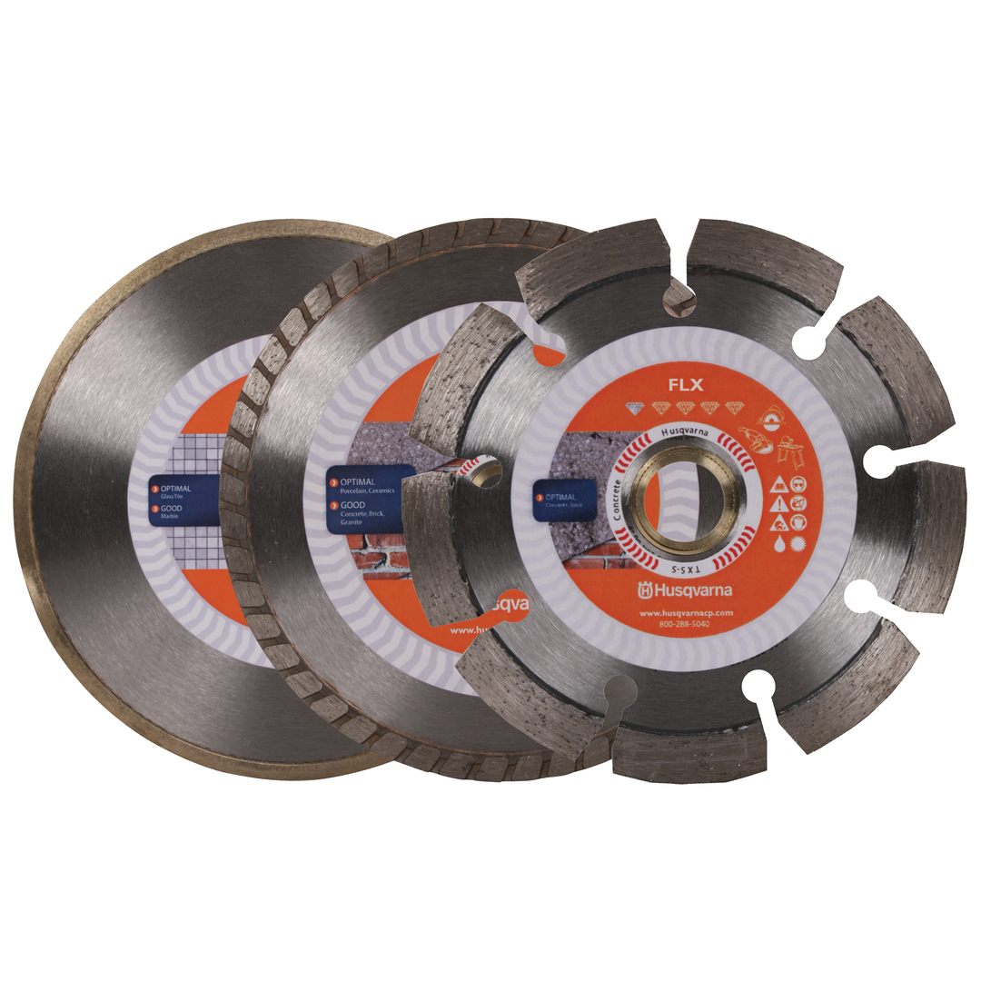 FLX Trio 4.5" Diamond Blades