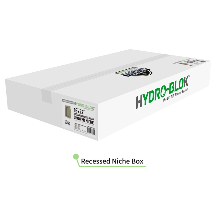 Hydro-Blok 16" x 22" Recessed Barrel Head Niche