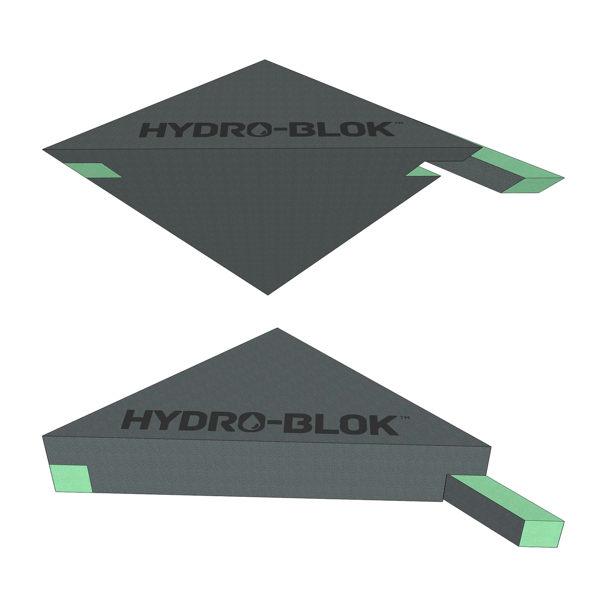 Hydro-Blok Suspended and Diamond Medium and Large Benches