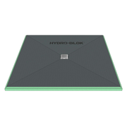 HYDRO-BLOK Classic Center Drain Shower Pan, 48” x 48”