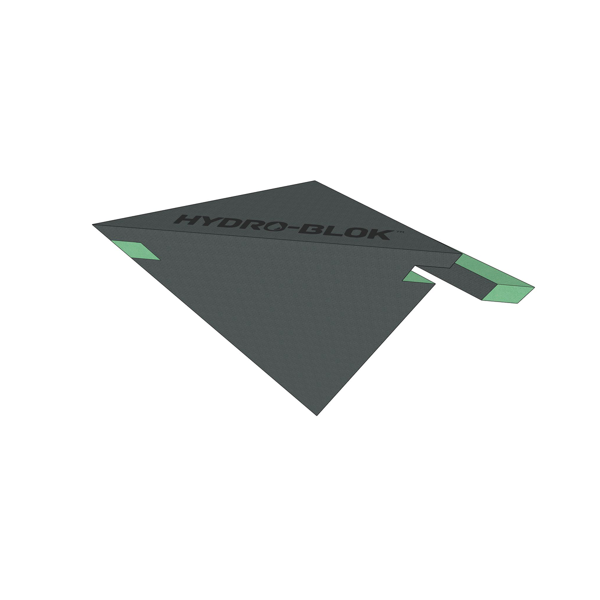 HYDRO-BLOK Diamond Bench, Side View