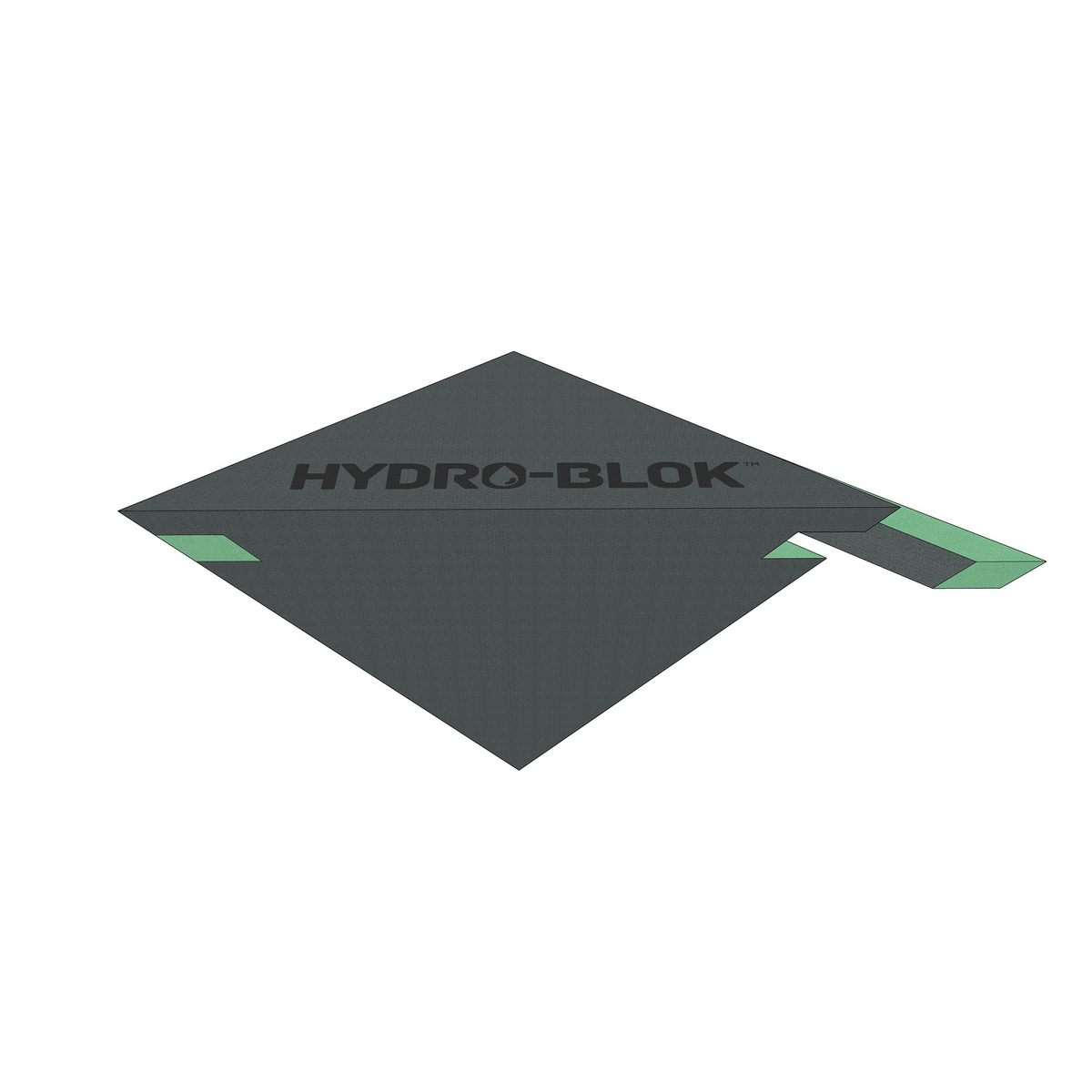 HYDRO-BLOK Diamond Bench, Top View