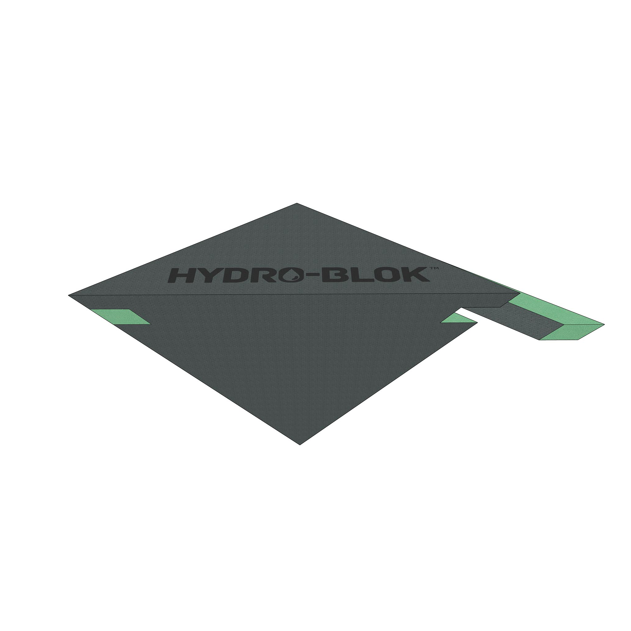 HYDRO-BLOK Diamond Bench, Top View