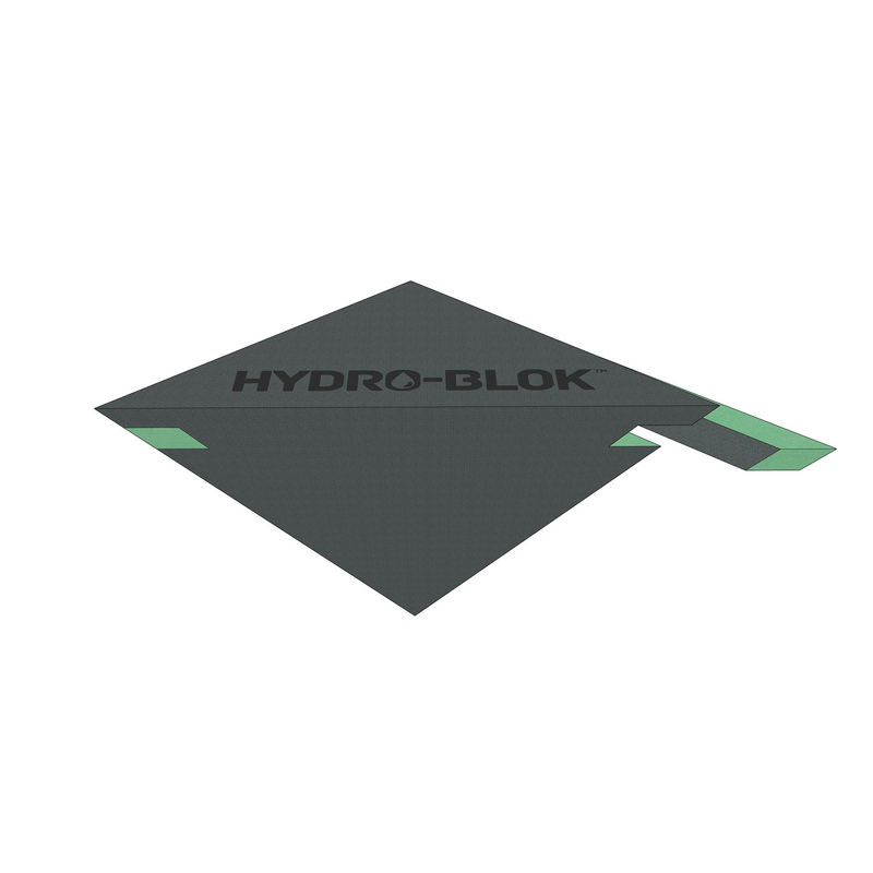 HYDRO-BLOK Diamond Bench, Top View