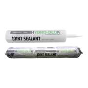 Hydro-Blok Joint Sealant, 10oz cartridge and 20oz sausage pack