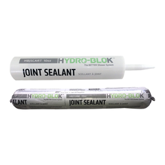 Hydro-Blok Joint Sealant, 10oz cartridge and 20oz sausage pack