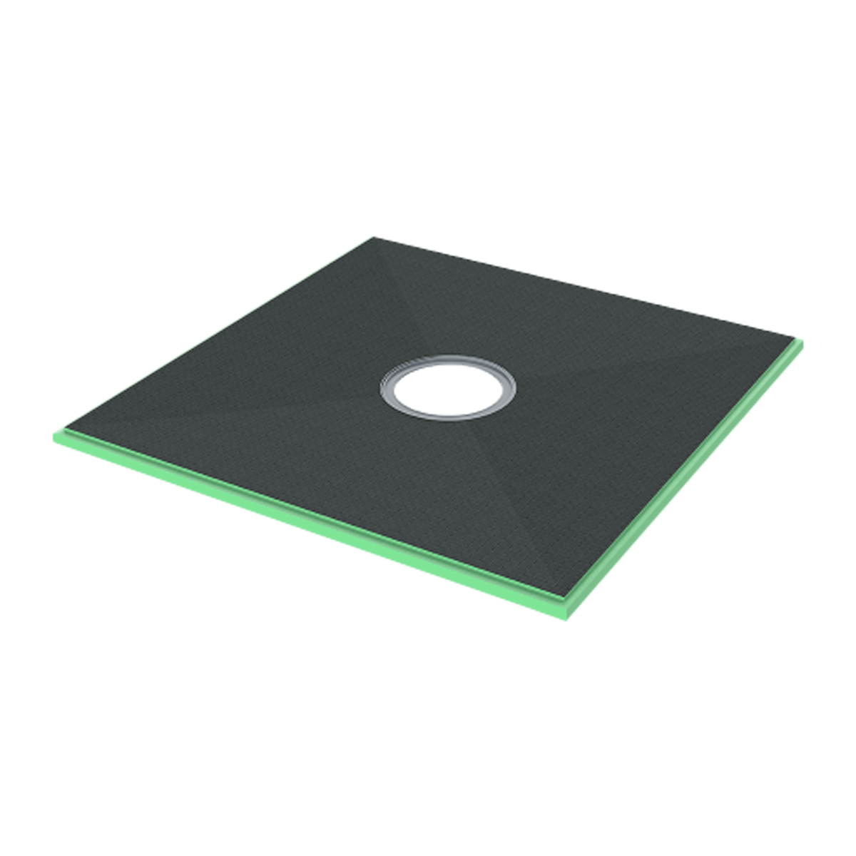 HYDRO-BLOK Low Profile Shower Pan, 36"x36" Angled