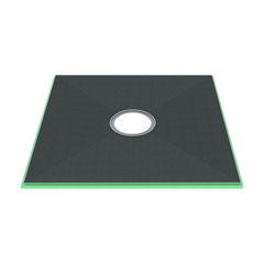 HYDRO-BLOK Low Profile Shower Pan, 36"x36"