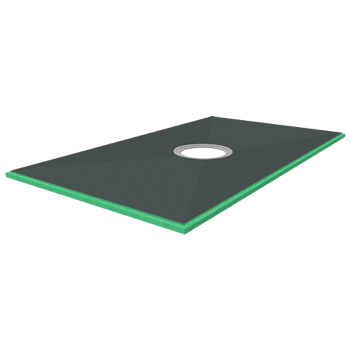 HYDRO-BLOK Low Profile Shower Pan, 36"x48" Angled

