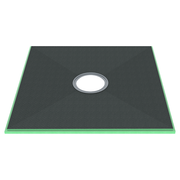 HYDRO-BLOK Low Profile Shower Pan, 48"x48"
