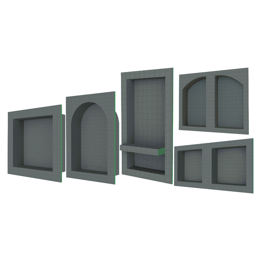 HYDRO-BLOK Recessed Shower Niches