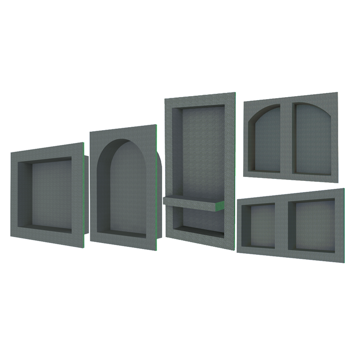 HYDRO-BLOK Recessed Shower Niches