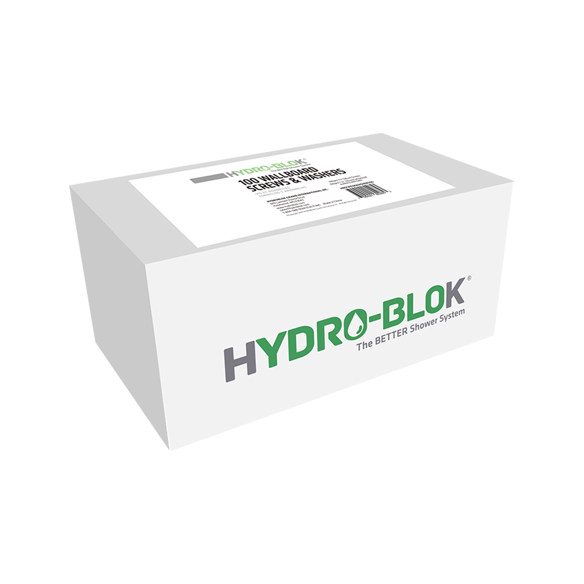 HYDRO-BLOK 100 Wallboard Screws and Washers.
