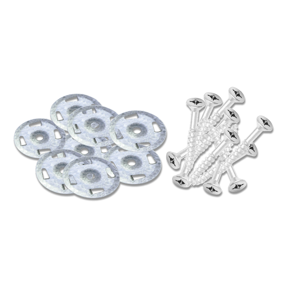HYDRO-BLOK 1-5/8" Screws & 1.25" Washers Combo Pack – 100 Count