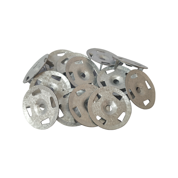 Hydro-Blok 1.25" Galvanized Washers with tabs, 1000pc Bucket