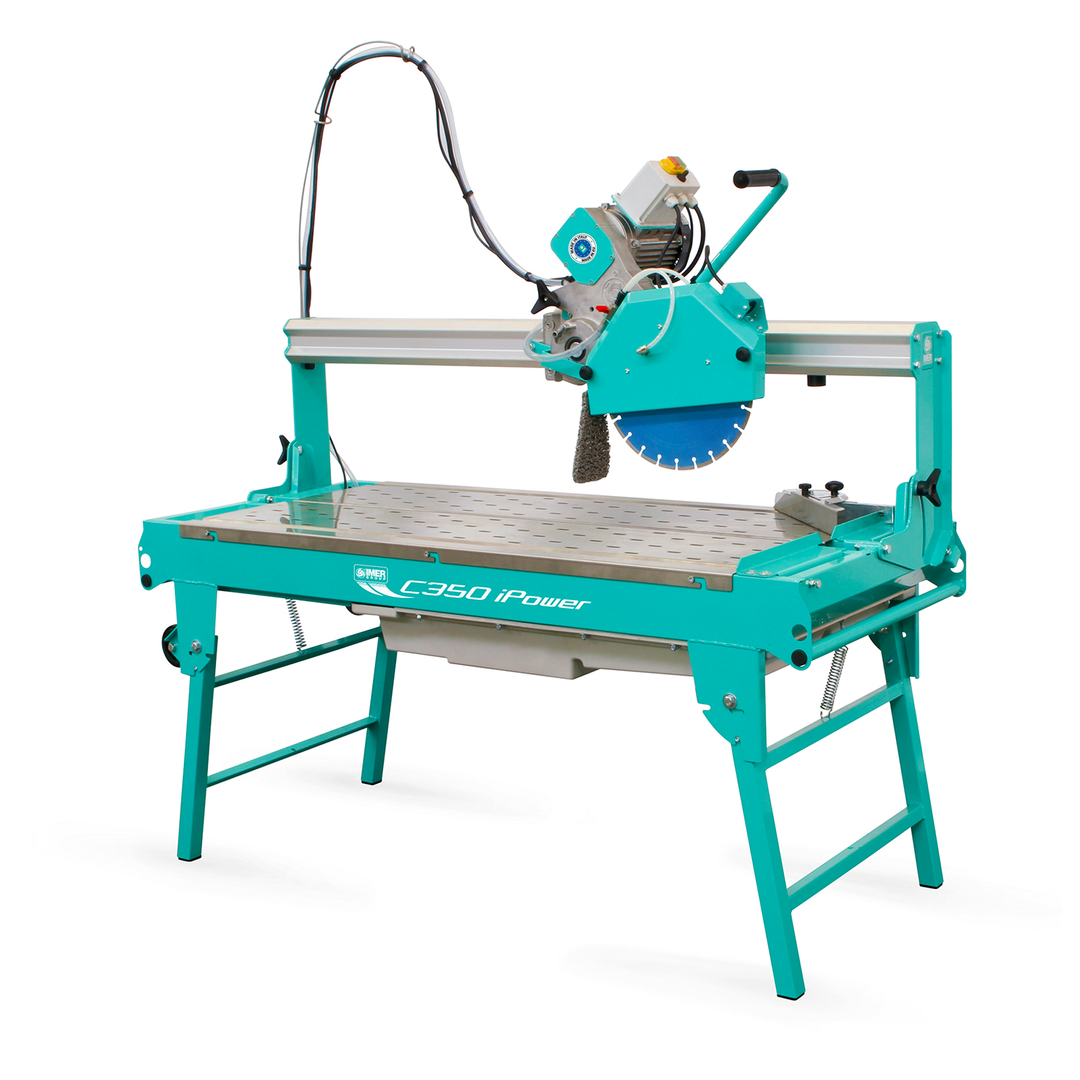 Imer 48" Combicut 350 IPOWER Tile Saw with 14" Blade and Plunge